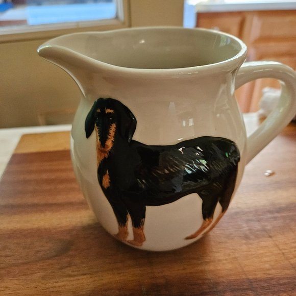 ermo zoo Hand painted pitcher 5inch. great condition - Picture 2 of 8